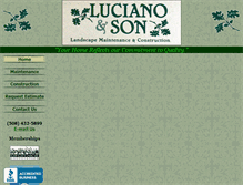 Tablet Screenshot of lucianoandson.com